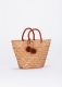 St Tropez Bolsa Tote de Senhora Laranja - Kayu | Bolsa de Mão de Senhora de Palha